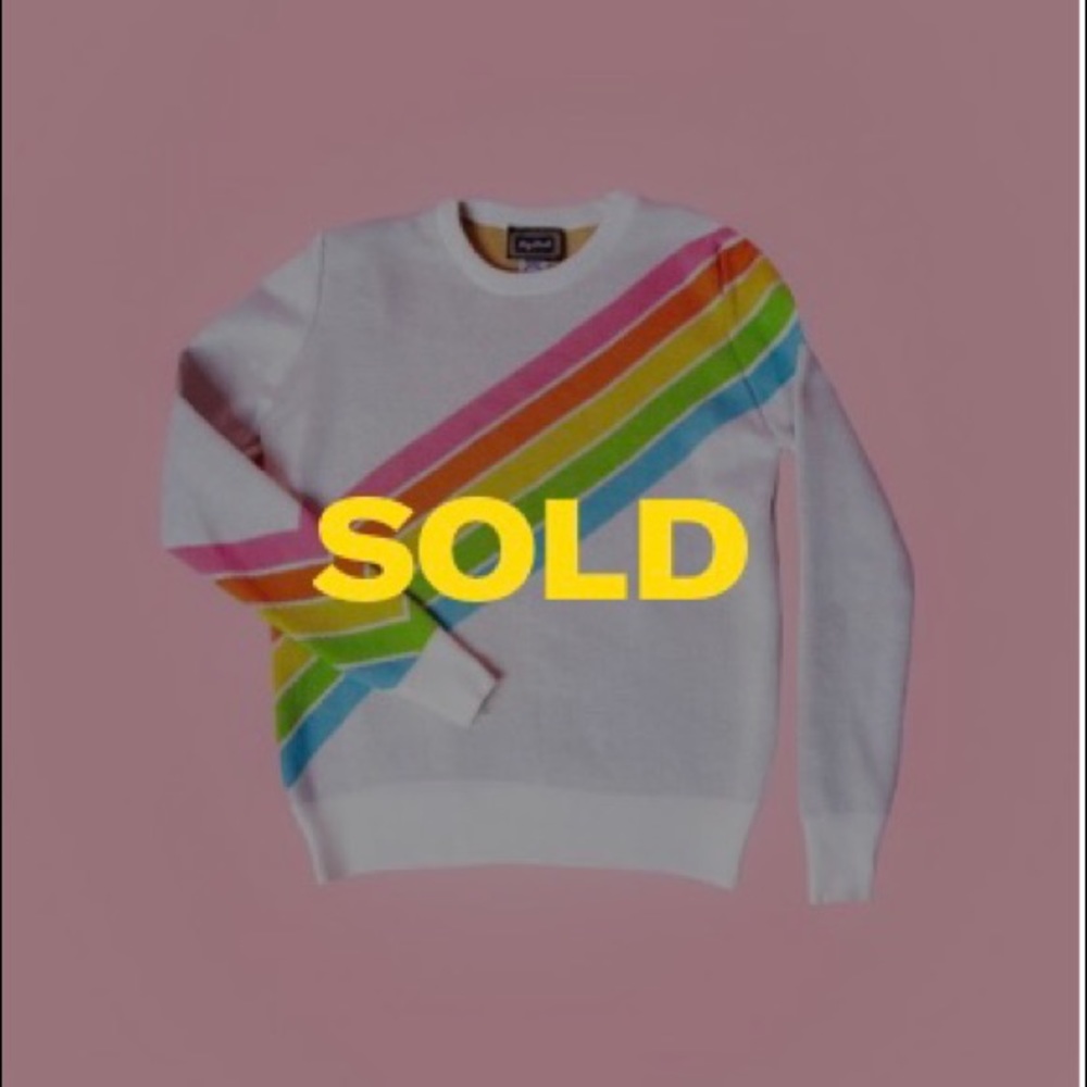 SOLD!! Big Bud Press Rainbow Horizons Sweater